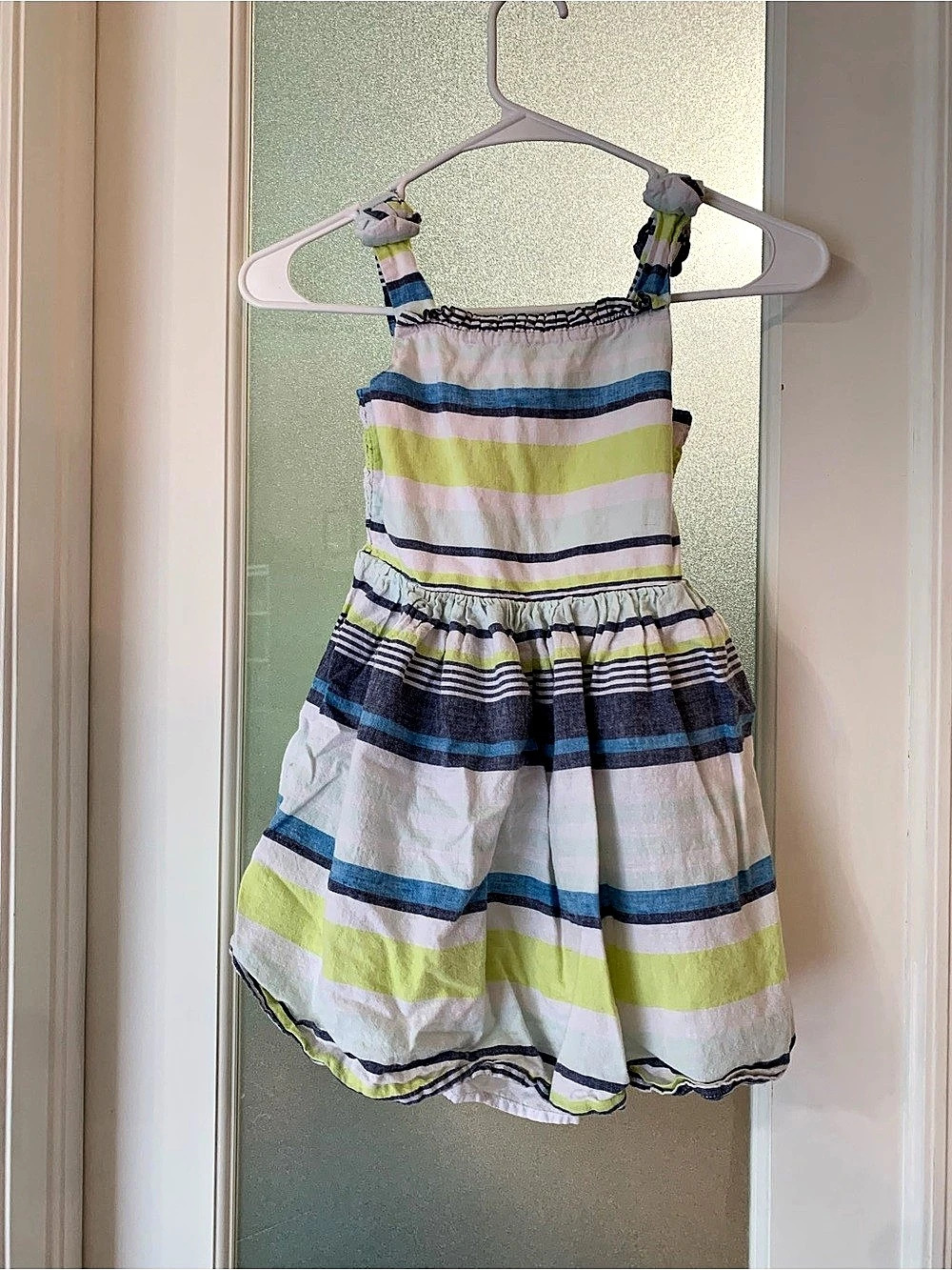 Gymboree Girls Striped Dress Size 7 Like New